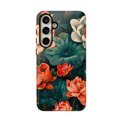 Flower Phone Case, Floral Phone Cover, Tough Case for Floral Lovers, Gift for Her, Stylish Tech Accessories