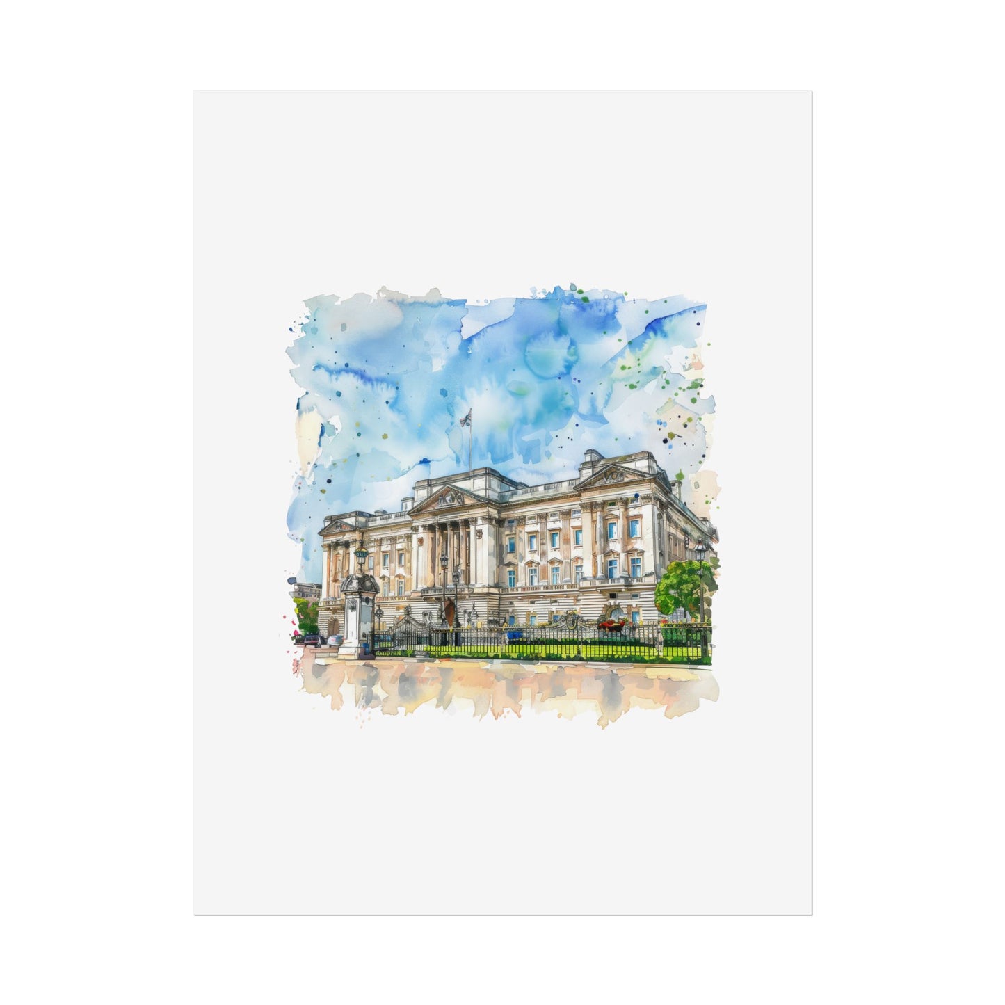 Watercolor Art Rolled Posters