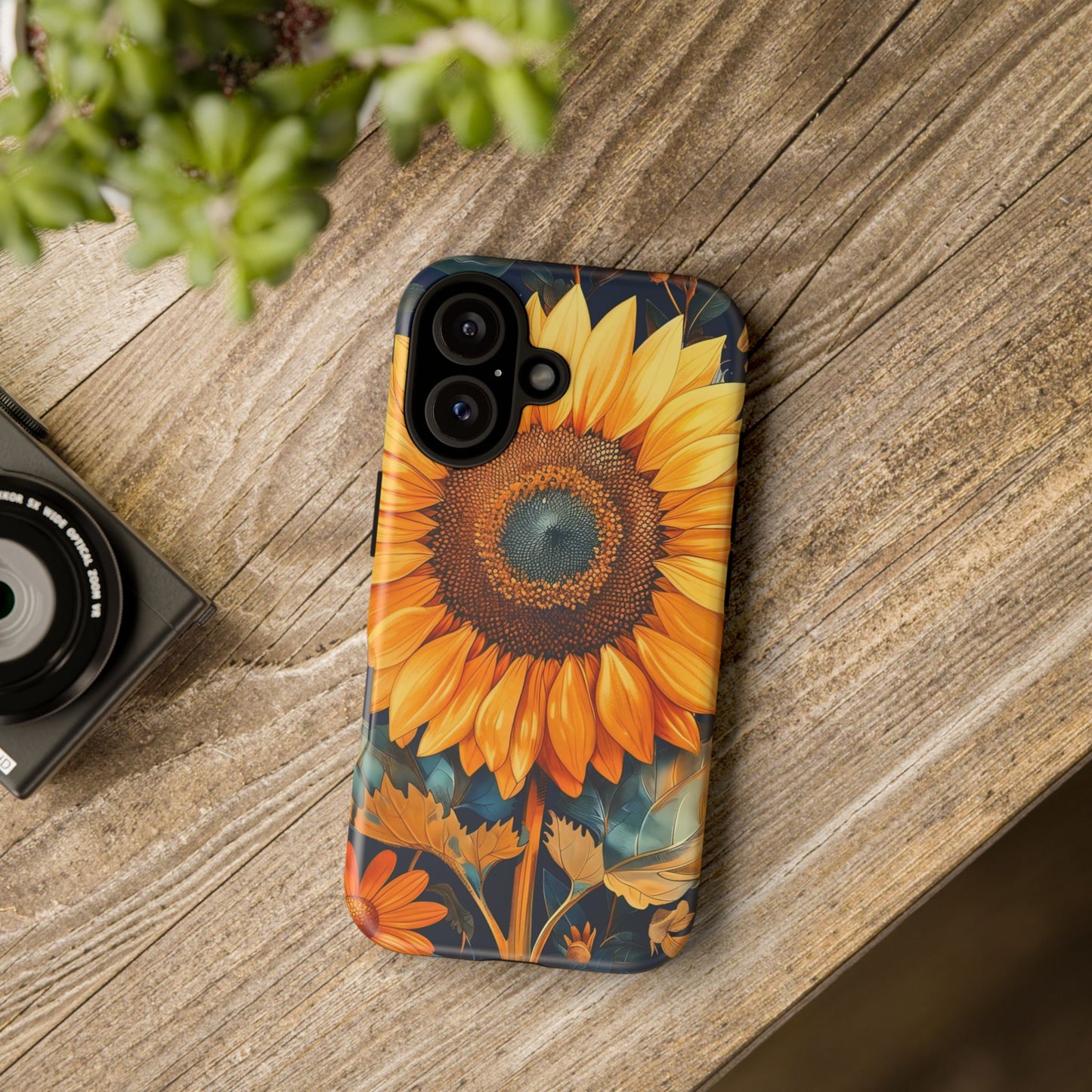 Sunflower Phone Case - Floral Design for Nature Lovers, Cute Spring Accessory, Gift for Her, Eco-Friendly Cover