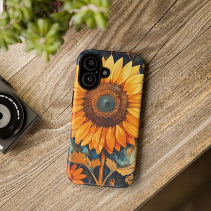 Sunflower Phone Case - Floral Design for Nature Lovers, Cute Spring Accessory, Gift for Her, Eco-Friendly Cover