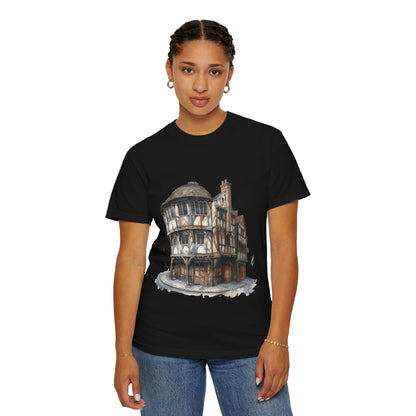 Unisex Garment-Dyed T-shirt - Cheers to Tradition - The Classic British Pub