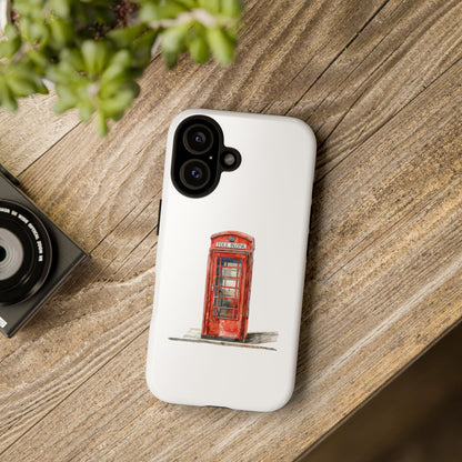 London Phone Booth Tough Case for Smartphones - Stylish Protection with a Unique Design