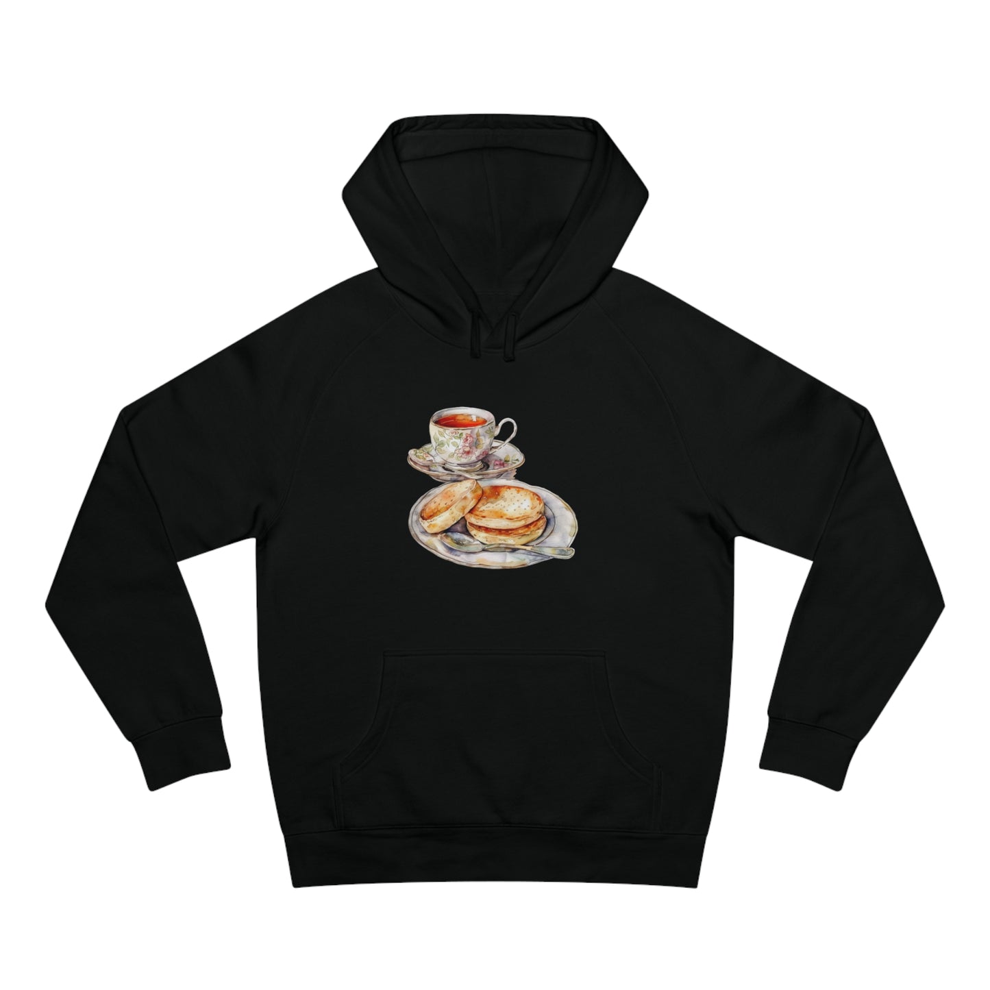 Elegant Unisex Hoodie - British Food Traditional Dishes and Culinary Delights