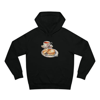 Elegant Unisex Hoodie - British Food Traditional Dishes and Culinary Delights