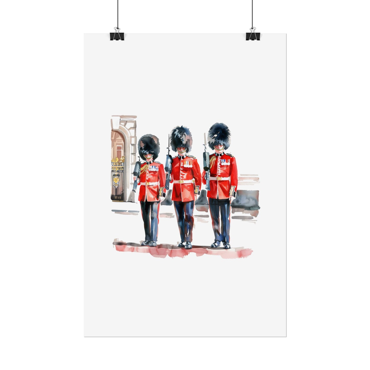 London Guard Roll-Up Posters, British Soldier Art Prints, Home Decor, Travel Gifts, Wall Art for Various Occasions