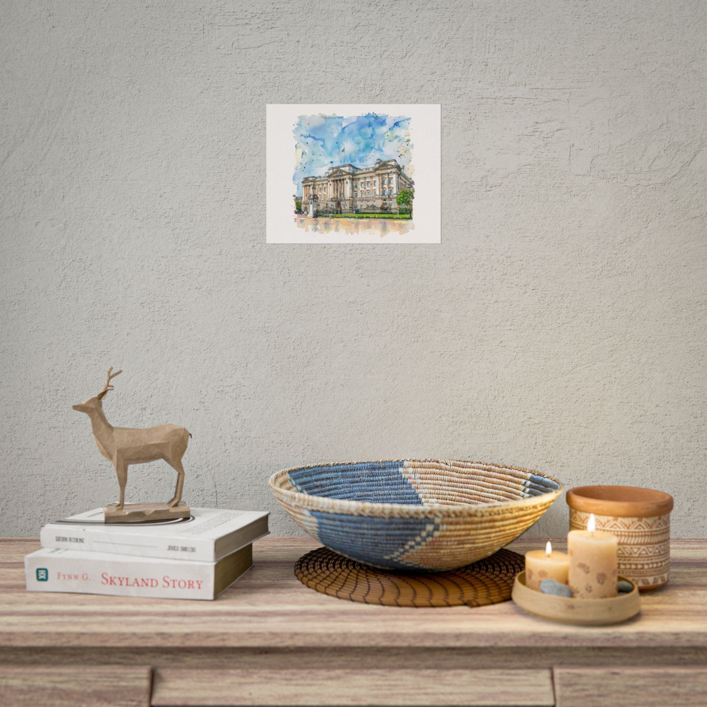 Watercolor Art Rolled Posters