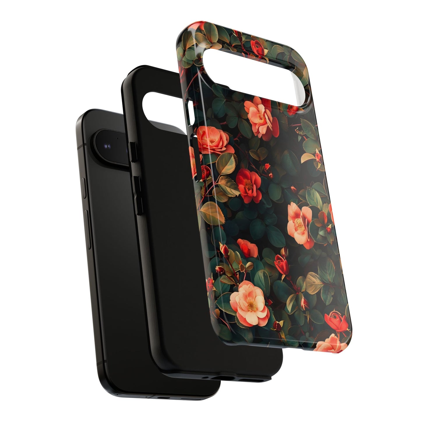 Floral Phone Case - Elegant Floral Design, Tough Protective Case, Perfect Gift for Her, Trendy Phone Accessories, Mother’s Day, Birthday
