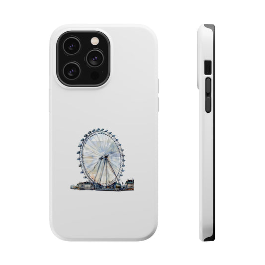 Stylish Magnetic Phone Cases with London Eye Design, Custom Phone Covers, Unique Gift for Travelers, Chic Electronic Accessories