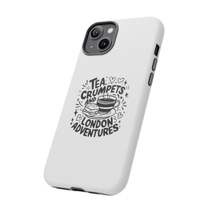 London Adventures Phone Case - Tea & Crumpets Design
