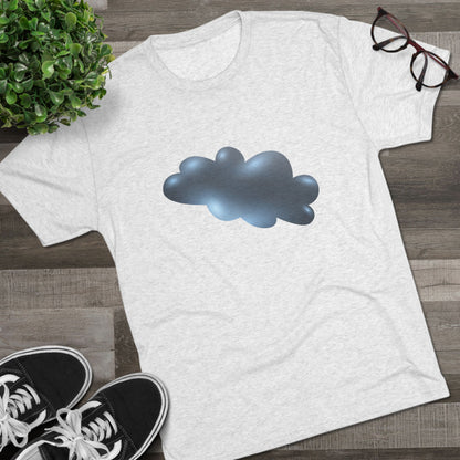 Serene Cloudscape - Dreamy Cloud Soft Unisex Tri-Blend Crew Tee