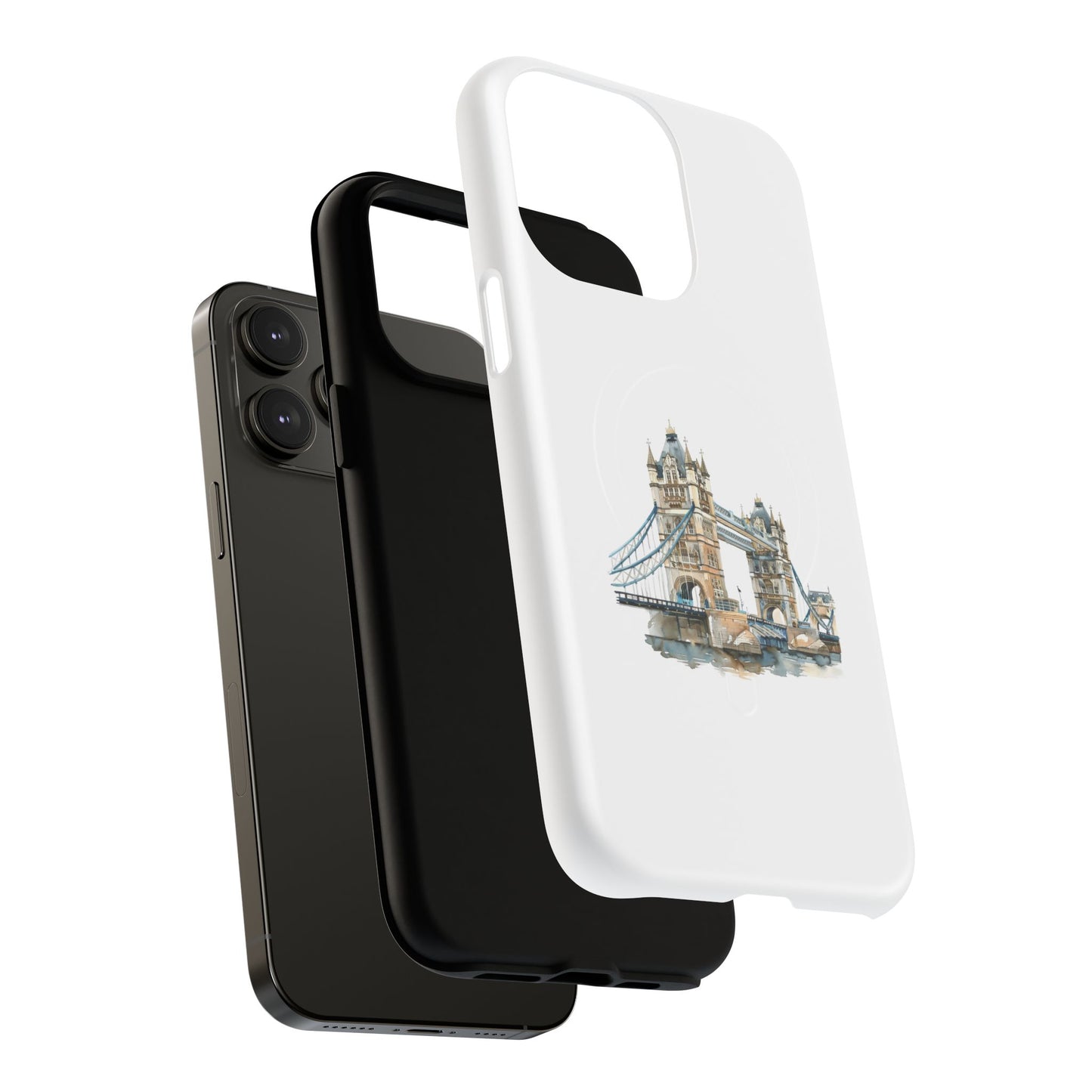 Tough Magnetic Phone Cases with Tower Bridge Design, Durable, Stylish, Unique Gift for Travelers, Perfect for Everyday Use