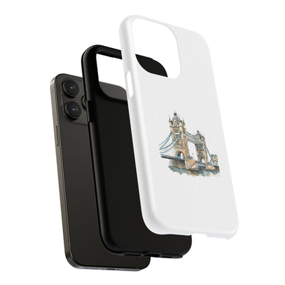 Tough Magnetic Phone Cases with Tower Bridge Design, Durable, Stylish, Unique Gift for Travelers, Perfect for Everyday Use
