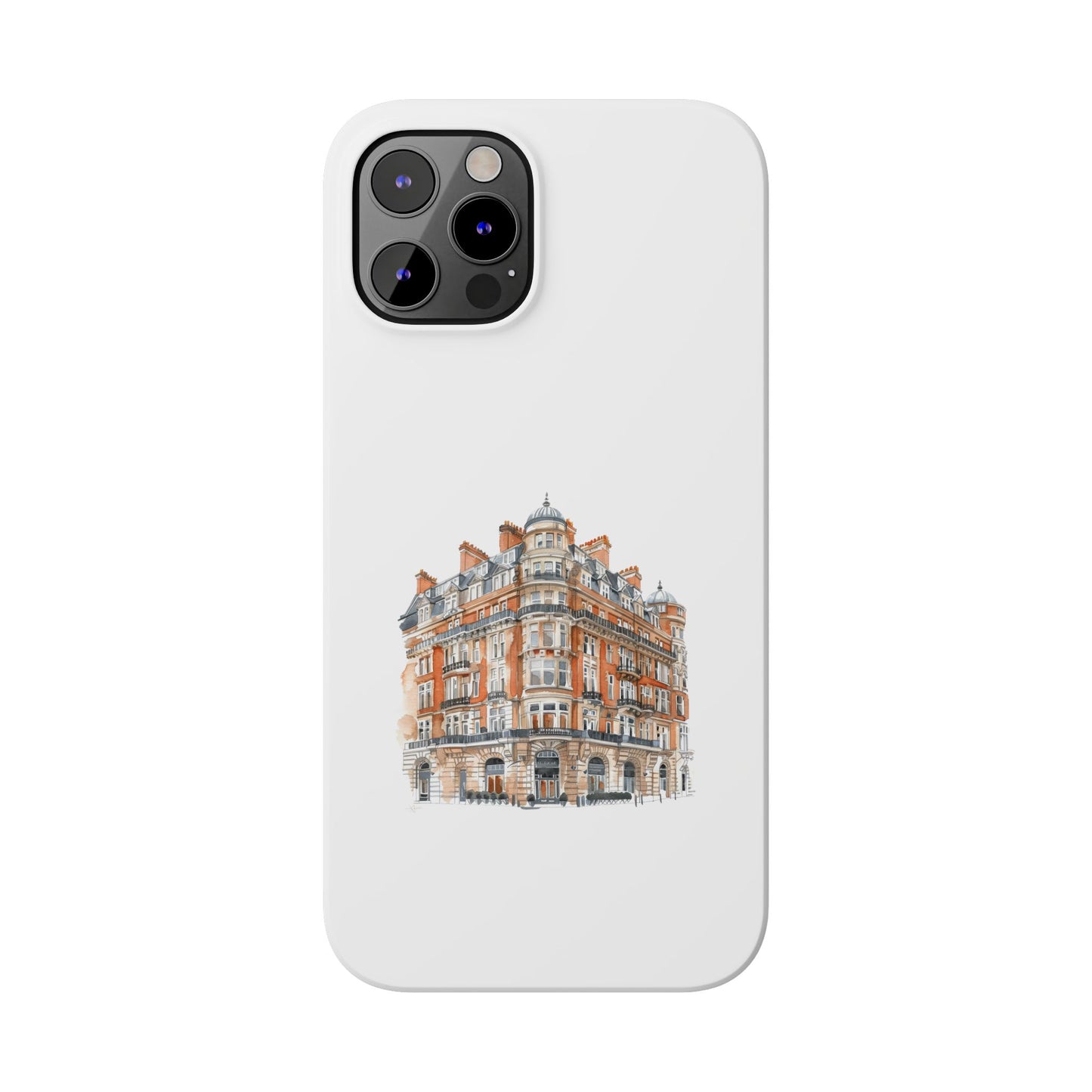 Chic Architectural Slim Phone Cases, Stylish Phone Covers, Unique Cityscape Cases, Gift for Urban Lovers, Trendy Smartphone Accessories