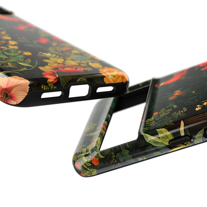 Floral Tough Phone Case, Nature-Inspired Design, Ideal for Garden Lovers, Gift for Birthdays, Christmas, Eco-Friendly Accessory