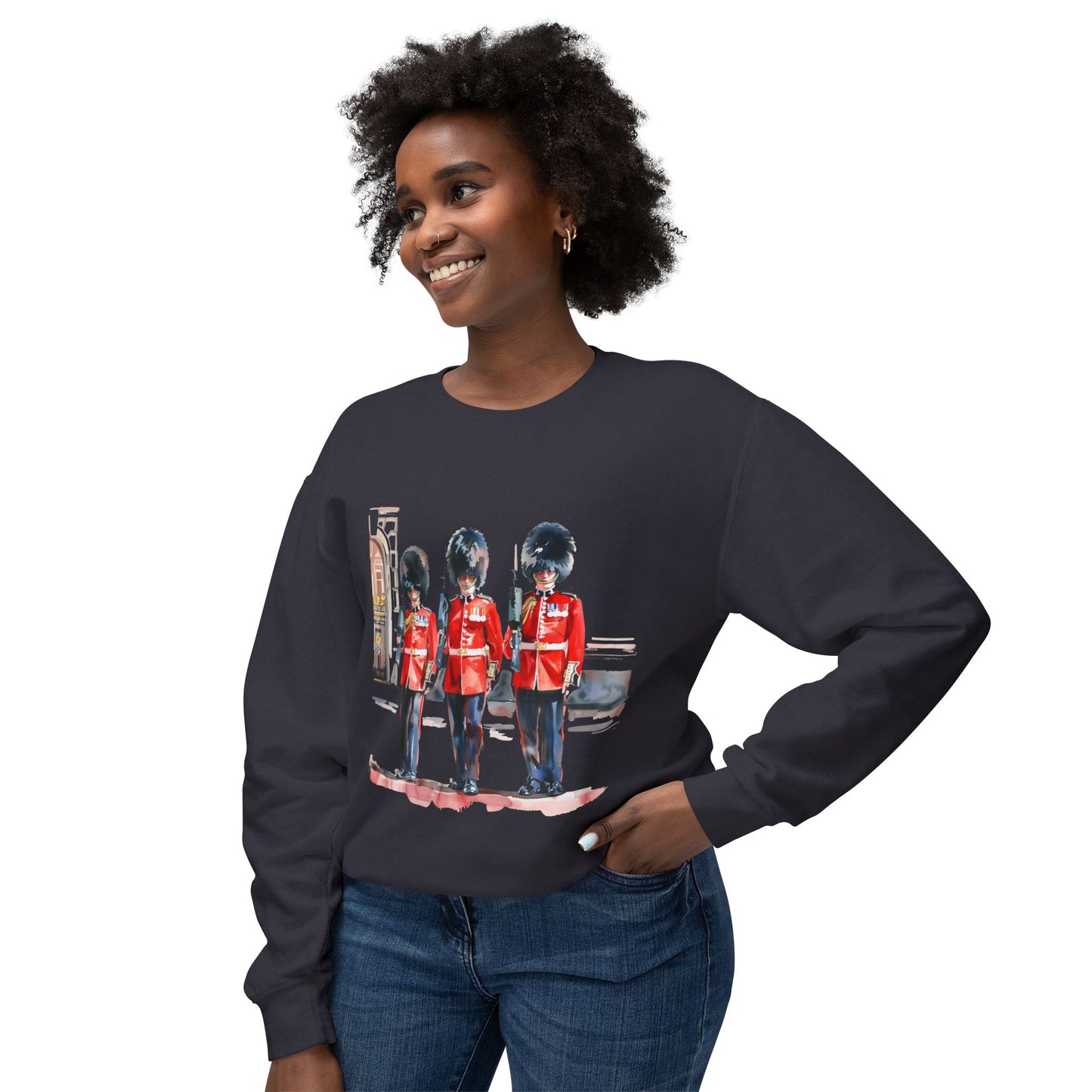 Unisex Lightweight Crewneck Sweatshirt - British Royal Guard