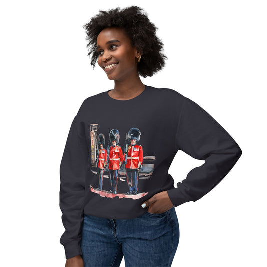 Unisex Lightweight Crewneck Sweatshirt - British Royal Guard