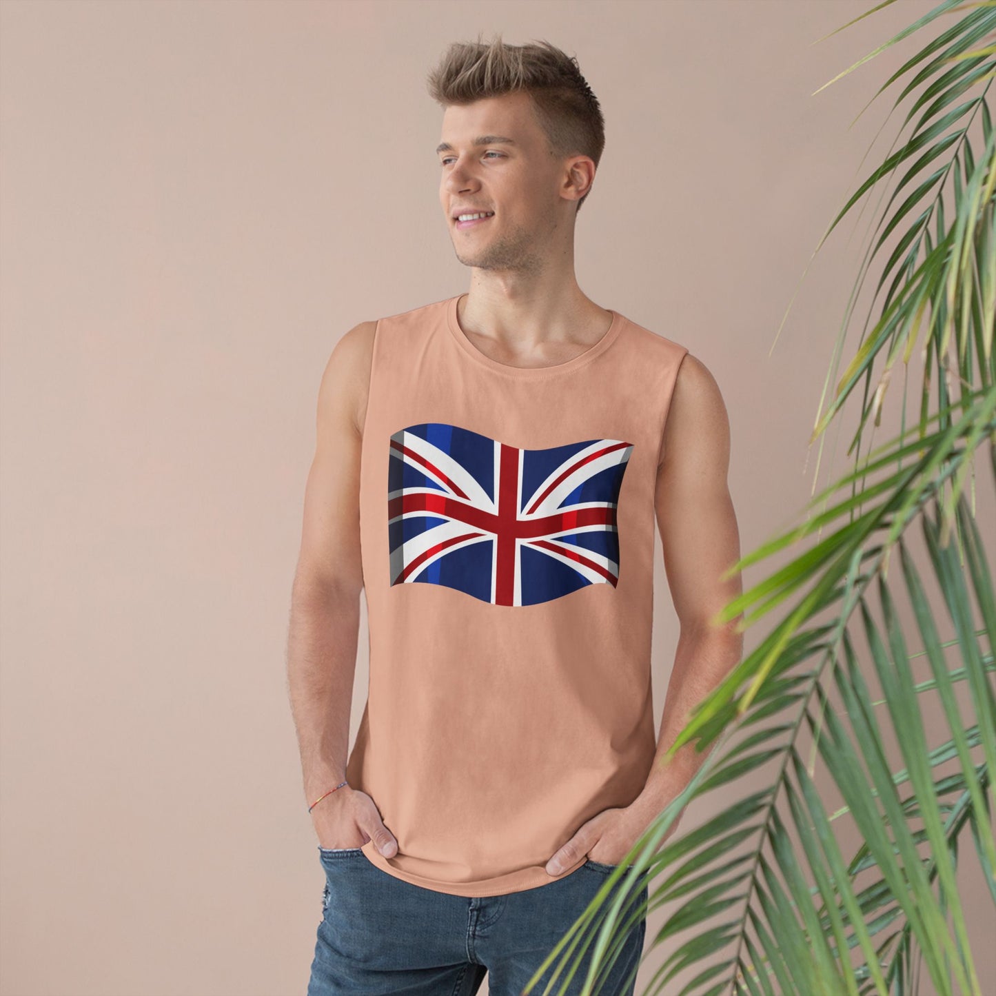 Unisex Barnard Tank - Classic UK Flag Design - Union Jack Symbol
