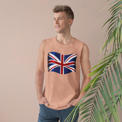 Unisex Barnard Tank - Classic UK Flag Design - Union Jack Symbol
