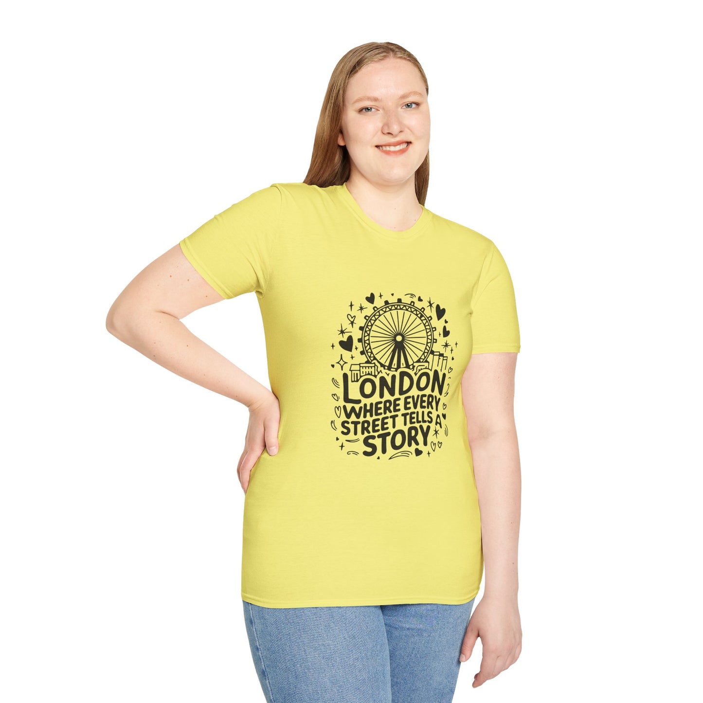 Unisex Softstyle T-Shirt - London's Story Telling Streets