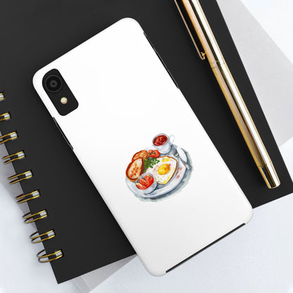 Breakfast Lovers Tough Phone Case - Cute Food Art, Durable Protection