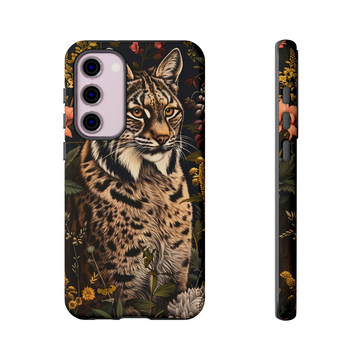 Wildlife Phone Case with Lynx Design, Tough Cases, Animal Lovers Gift, Nature Inspired Accessories, Unique Tech Protection