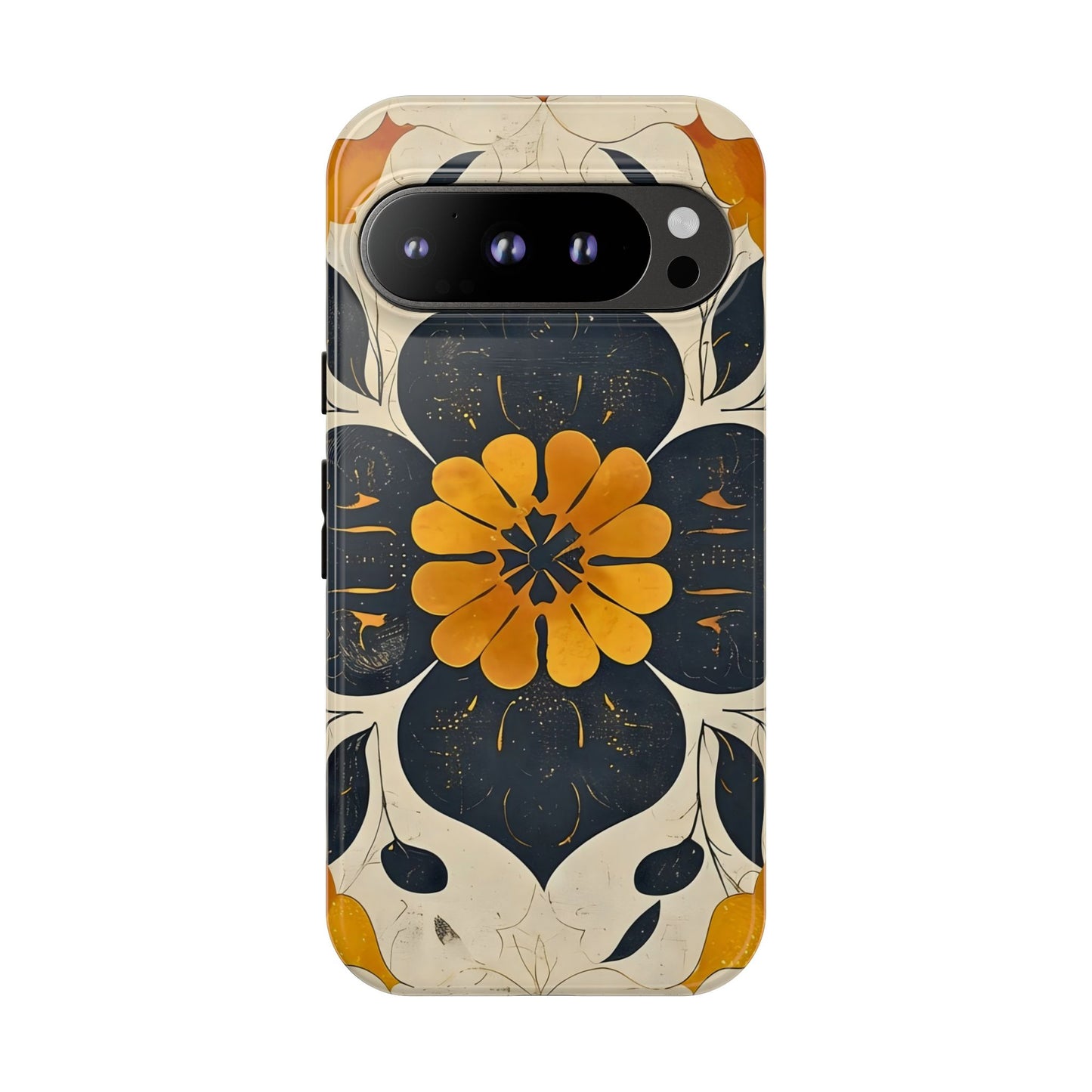 Floral Phone Case - Tough Cases, Botanical iPhone Cover, Vintage Flower Design, Durable Smartphone Protection, Unique Gift Idea