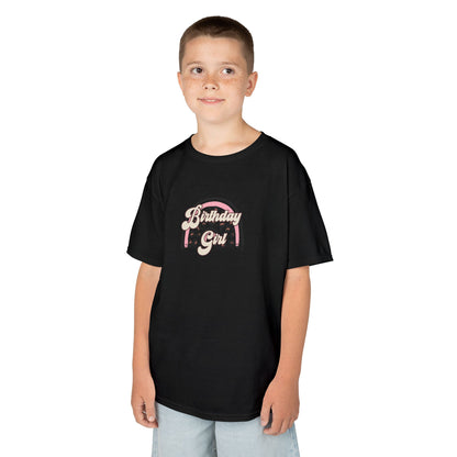 Kids Heavy Cotton™ Tee - Birthday Girl - Perfect for Celebrations!