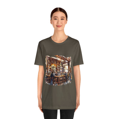 Unisex Jersey Short Sleeve Tee - Pints and Stories - Life at a British Pub