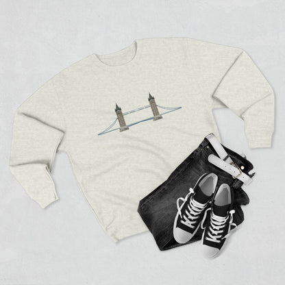 Unisex Crewneck Sweatshirt - Tower Bridge - Iconic London Landmark