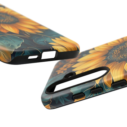 Sunflower Phone Case - Bright Floral Design, Stylish Tough Cover for Sunflower Lovers, Gift for Plant Enthusiasts, Mom Gift, Nature Lovers