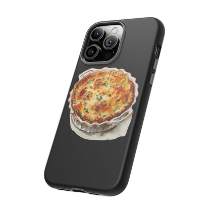 Quiche Phone Case - Funky Kitchen Decor, Foodie Gift, Chef Accessories, Culinary Art, Quirky Phone Cover