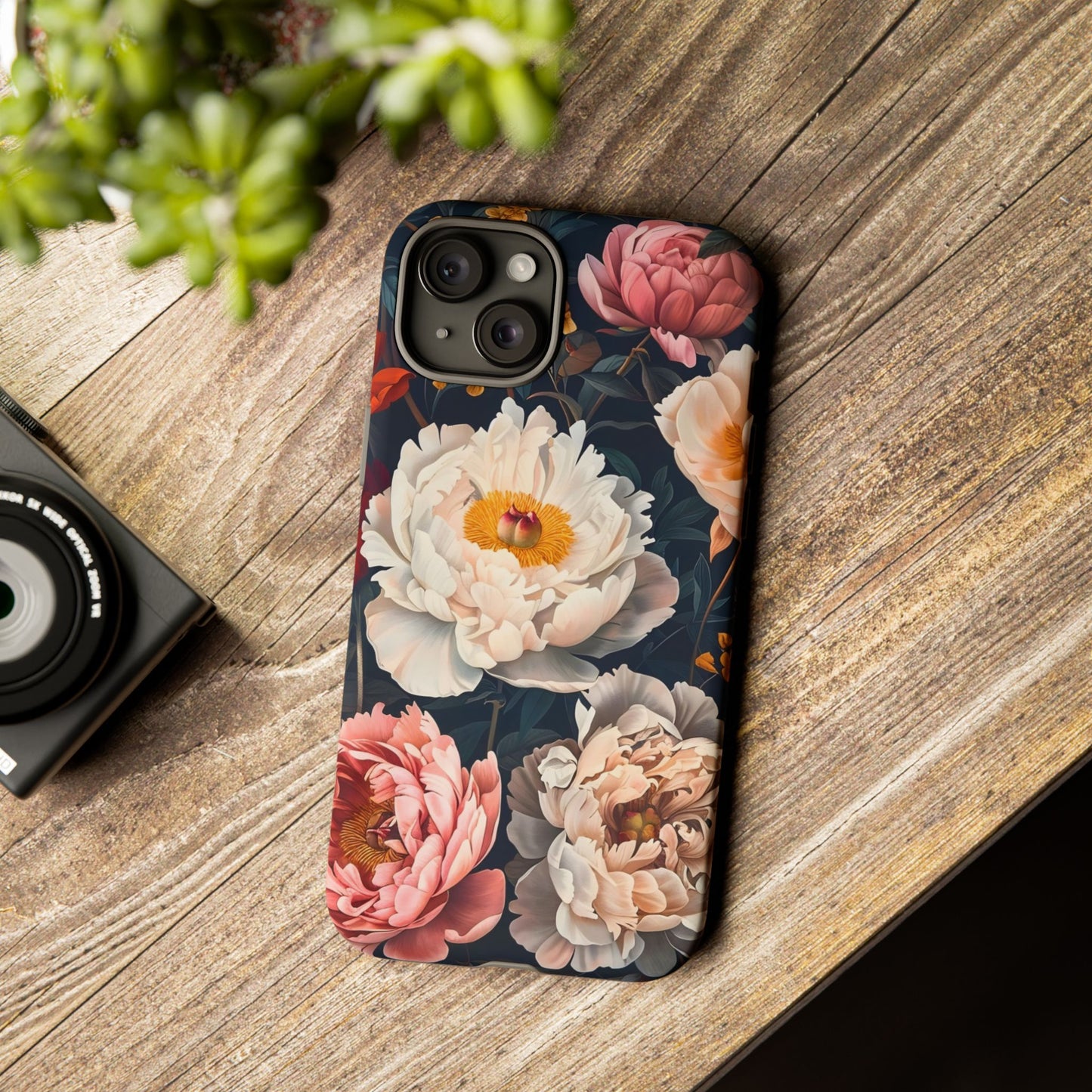 Floral Phone Case, Tough Phone Cover, Flower Design, Unique Gift for Her, Trendy Accessory, Spring Decor
