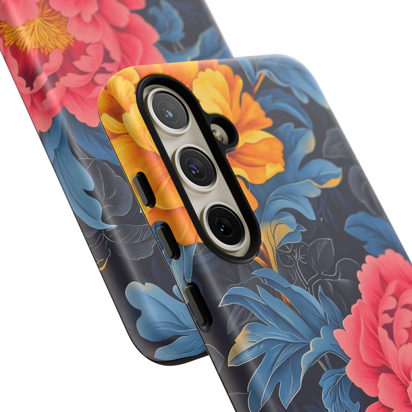 Floral Phone Case, Tough Cases, Stylish Mobile Cover, Gifts for Her, Phone Accessories, Unique Flower Design