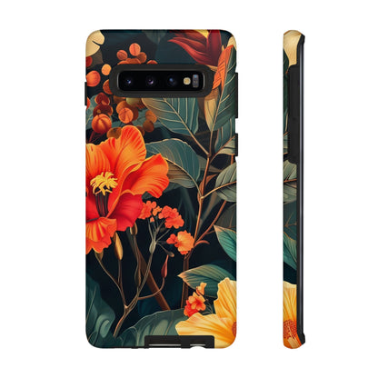 Colorful Floral Phone Case, Tough Cases, Vibrant Smartphone Cover, Gift for Nature Lovers, Summer Vibes, Unique Phone Accessory
