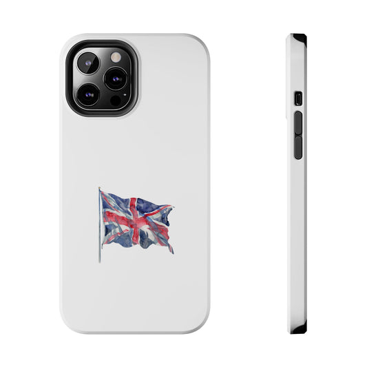 Stylish Tough Phone Case with British Flag Design - Durable & Protective Cover