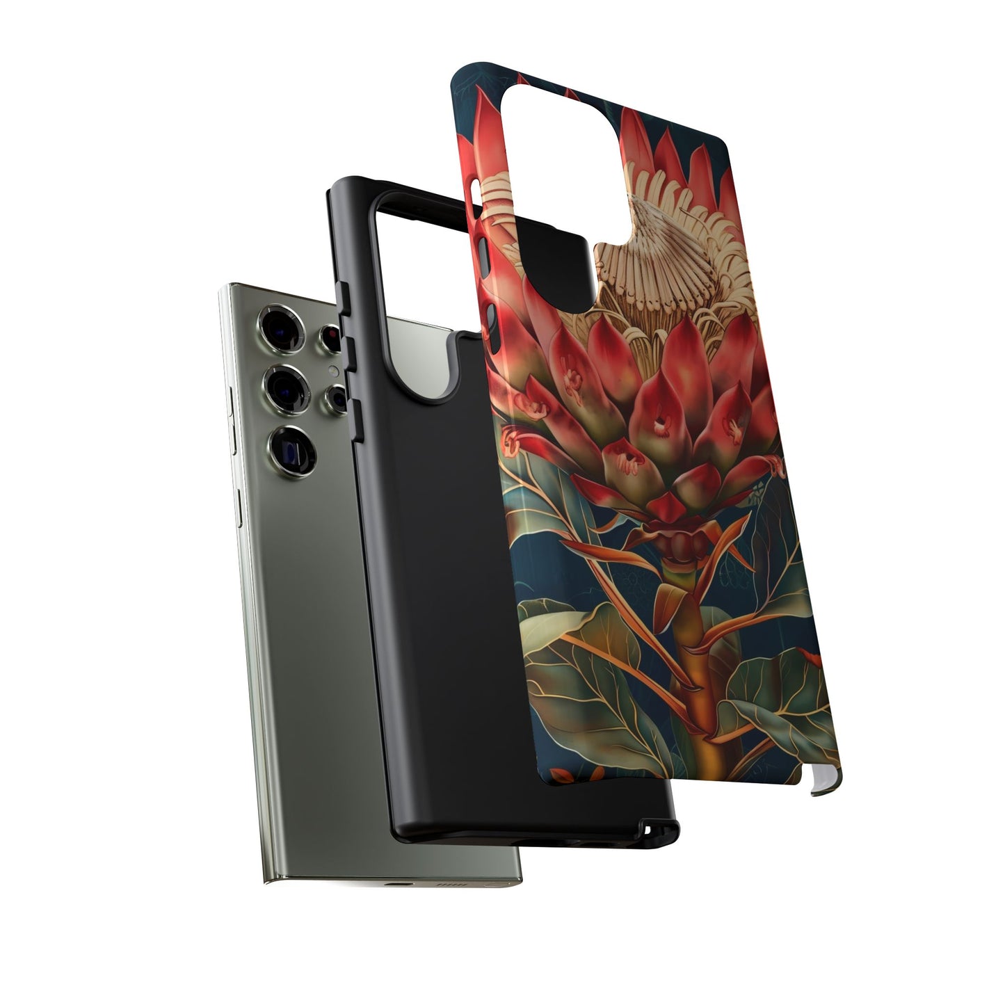 Tough Cases: Vibrant Floral Phone Case, Tough Phone Covers, Floral Art Cases, Nature Design Accessories, Gift for Nature Lovers