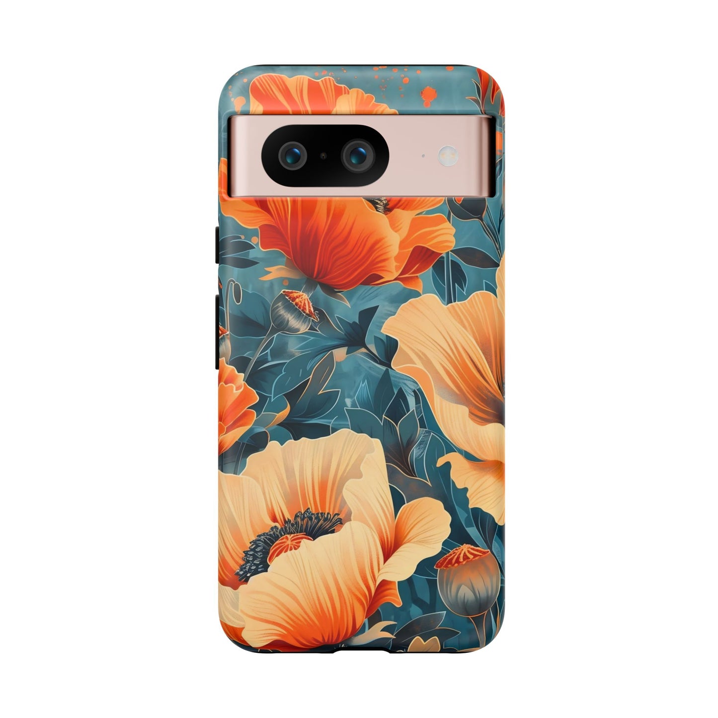 Floral Phone Case, Tough Cases for Protection and Style, Spring Aesthetic, Gift for Her, Phone Accessory for Nature Lovers