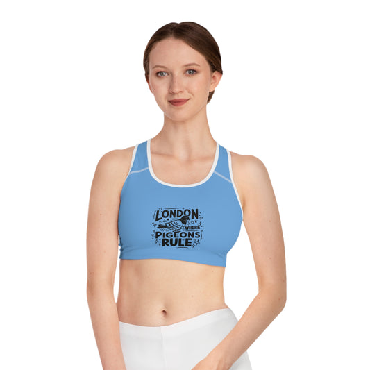 Sports Bra - London where Pigeons rule - Stylish and Comfortable Activewear