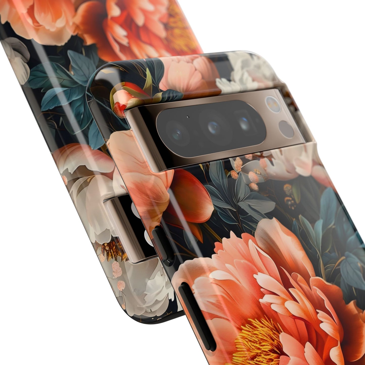 Floral Phone Case - Tough Cases, Durable Cover, Flower Design, Unique Gift, Phone Accessories