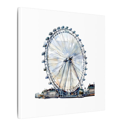 London Eye Canvas Print, Wall Art Decor, Travel Gift, Home Decoration, Unique Art Piece