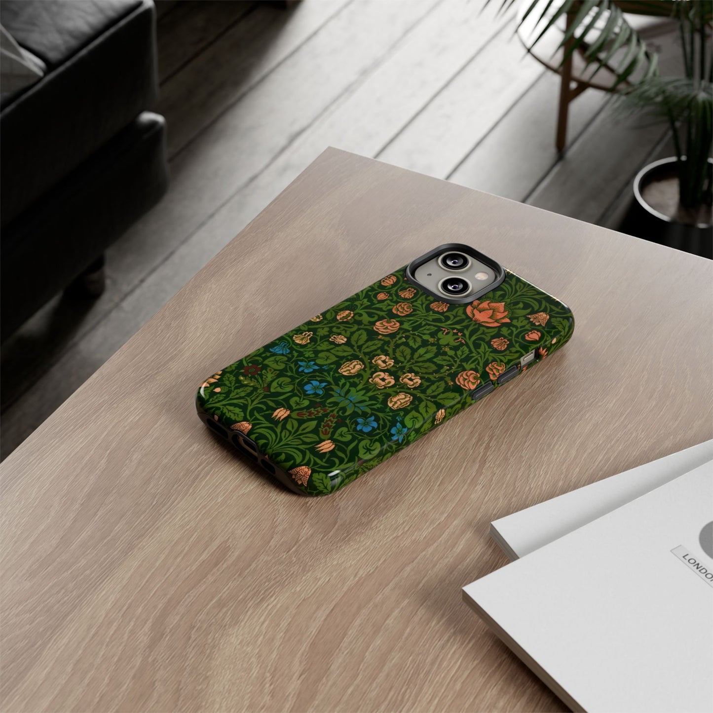 Crimson Leaf Whirl – Phone Case - Tough Cases