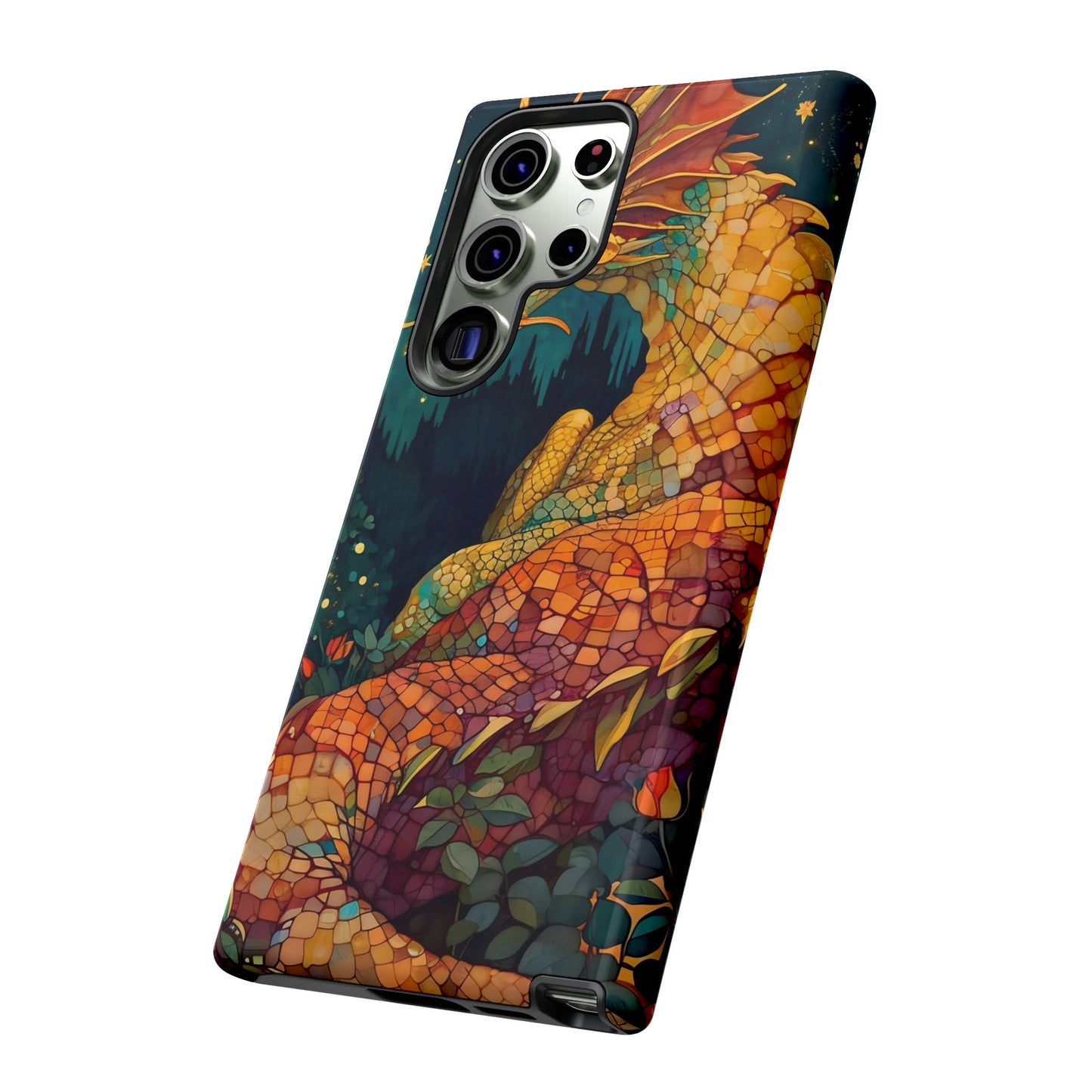 Dragon Art Phone Case, Tough Phone Cover, Fantasy Gift, Unique Mobile Accessory, Dragon Lover Gift, Stylish Protection