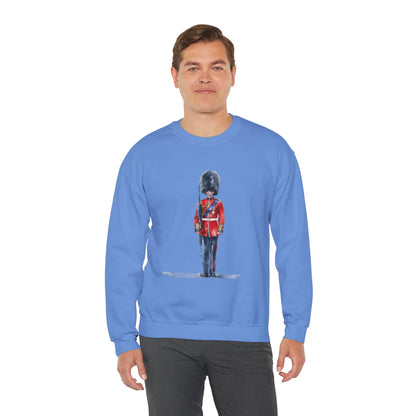 Unisex Heavy Blend™ Crewneck Sweatshirt Elegant - Soldier - Classic Military Elegance and Honorable