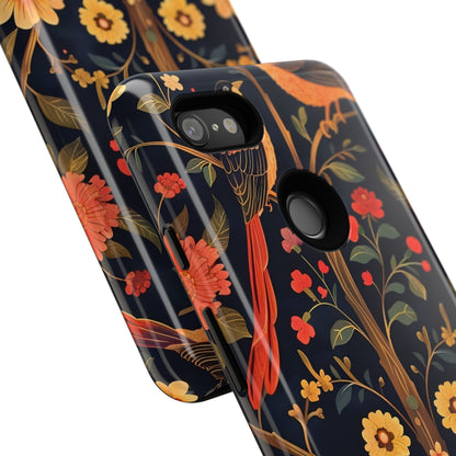 Floral Phone Case, Tough Cases, Flower Pattern, Phone Accessory, Gift for Her, Stylish Tech Cover, Nature Lover's Gift
