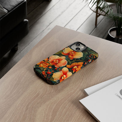 Floral Phone Case - Tough Cases, Protective Cover, Gift for Her, Smartphone Accessory, Floral Design, Nature-Inspired