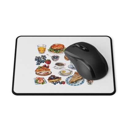 Gourmet Food Non-Slip Gaming Mouse Pad, Gamer Desk Accessories, Unique Gift for Food Lovers, Home Office Decor, Fun Gaming Gear