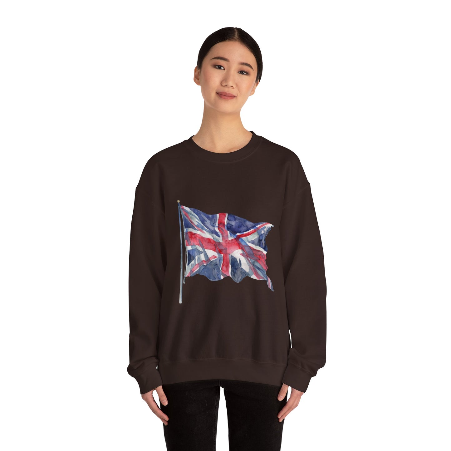 Unisex Heavy Blend™ Crewneck Sweatshirt - Emblem of Unity - The British Flag