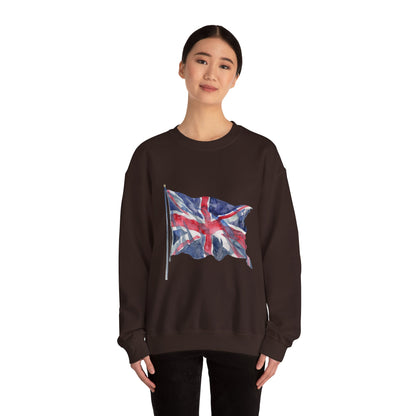 Unisex Heavy Blend™ Crewneck Sweatshirt - Emblem of Unity - The British Flag