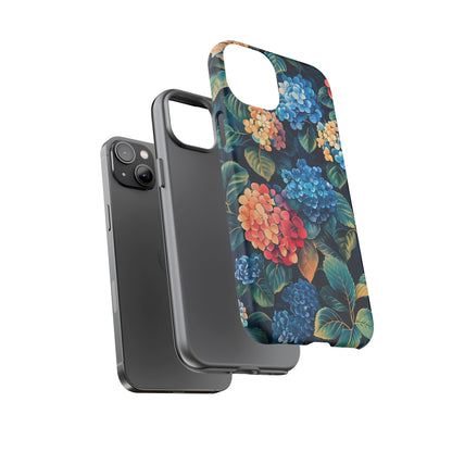 Floral Phone Case, Stylish Tough Case for Gardener Gift, Flower Lover Accessory, Pretty Floral Design, Protective Case