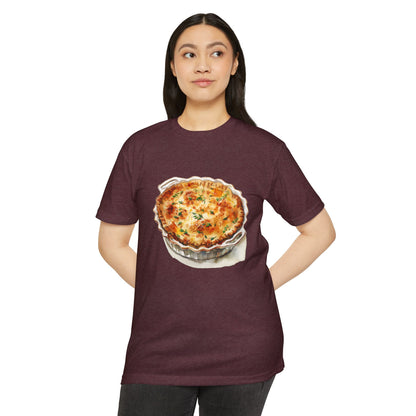 Unisex CVC Jersey T-shirt - A Taste of Tradition - Iconic British Cuisine
